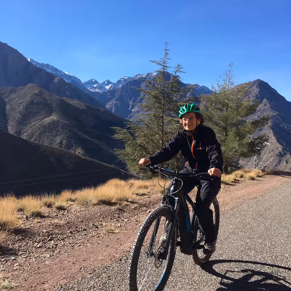 Private courtyards at Villa des orangers, Morocco